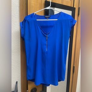 Express Blue Blouse
